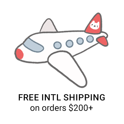 Free Intl Shipping on $200+ orders