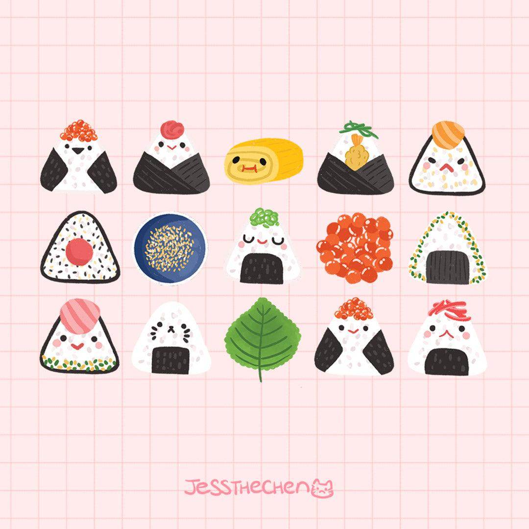 Free Download | Onigiri Love Wallpaper - Jessthechen