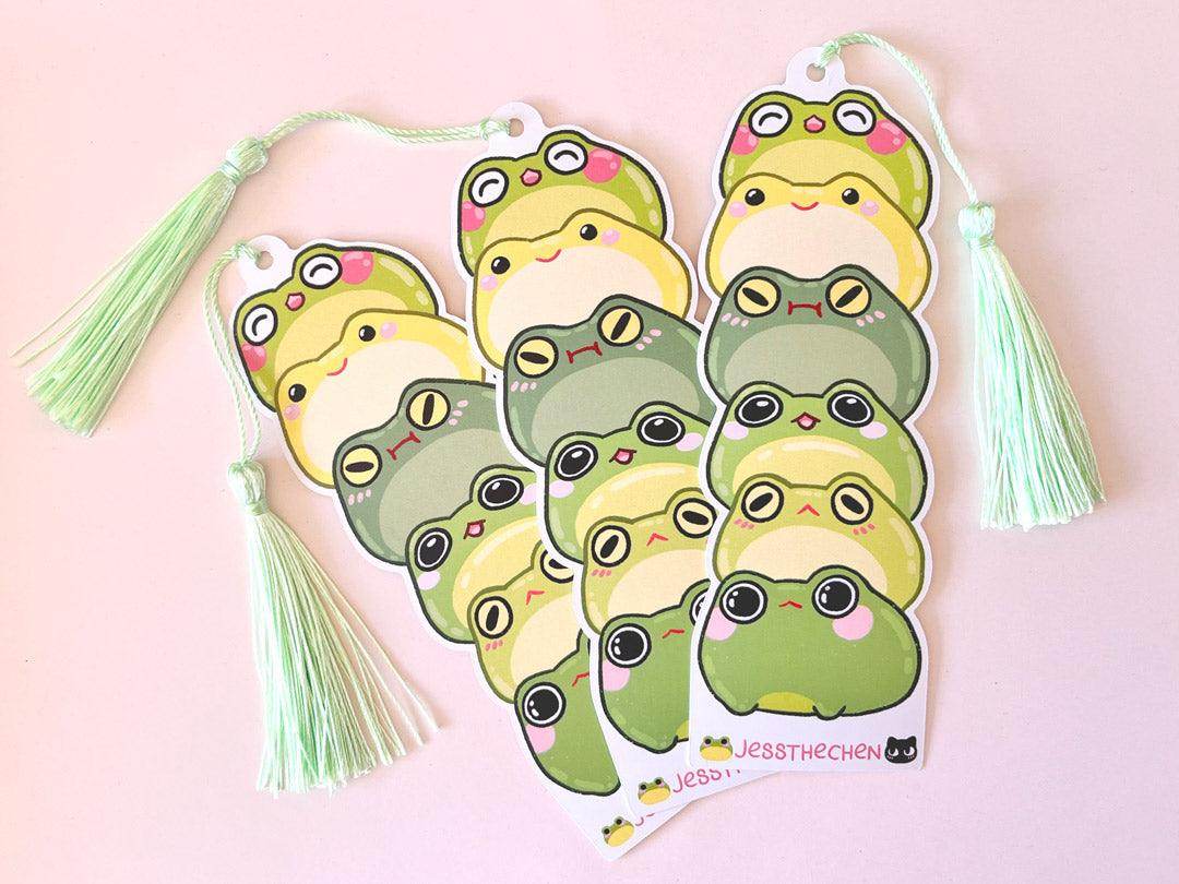 Double-Sided Bookmark | Gummy Frogs - Jessthechen