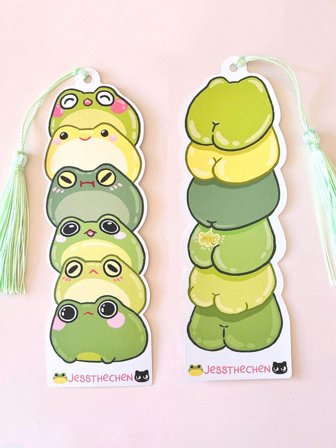Double-Sided Bookmark | Gummy Frogs - Jessthechen