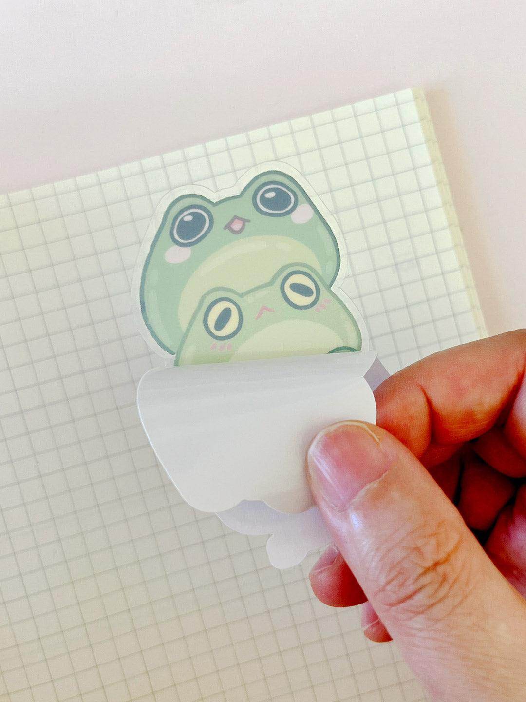 Vinyl Sticker â Frog Stack - Jessthechen