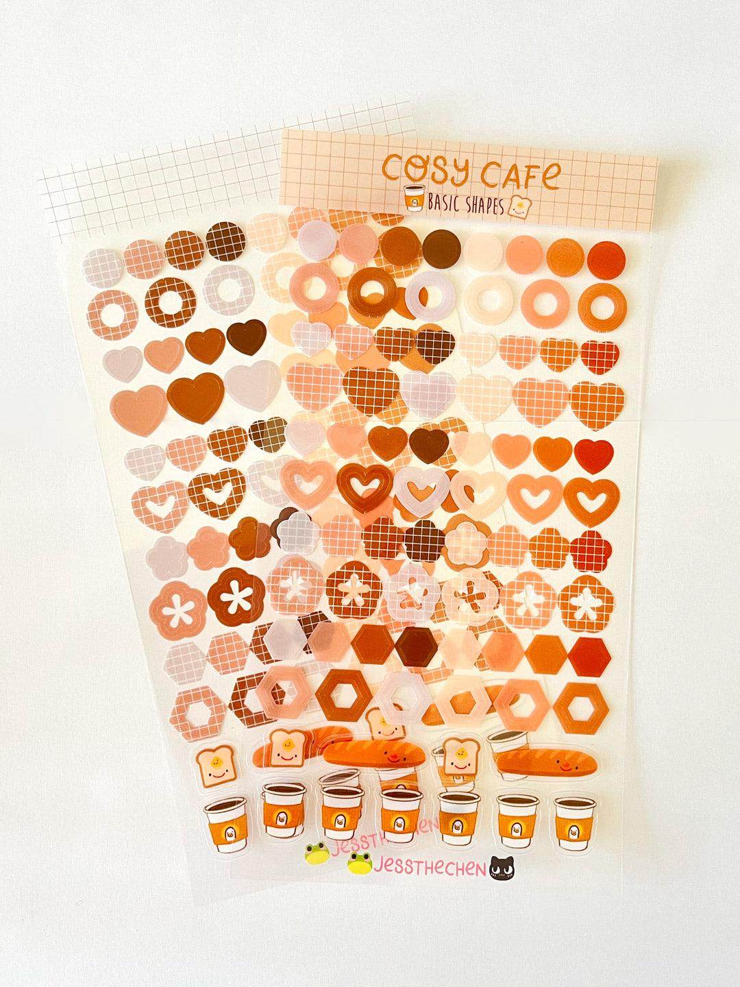 Planner Basic Stickers | Brown Café - Jessthechen