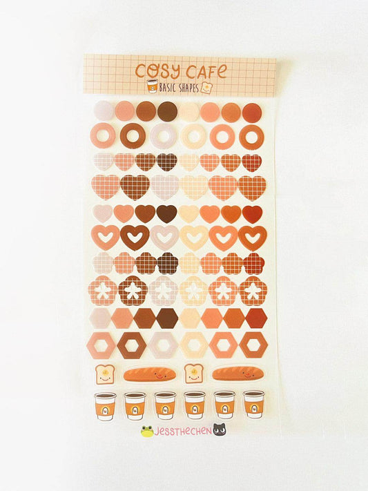 Planner Basic Stickers | Brown Café - Jessthechen