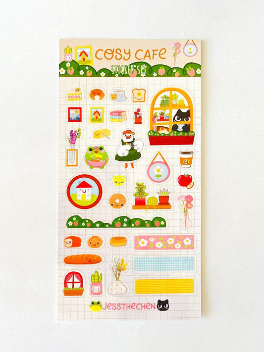 Planner & Calendar Stickers | Cosy Café - Jessthechen