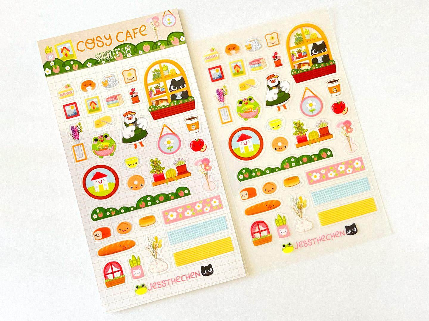 Planner & Calendar Stickers | Cosy Café - Jessthechen