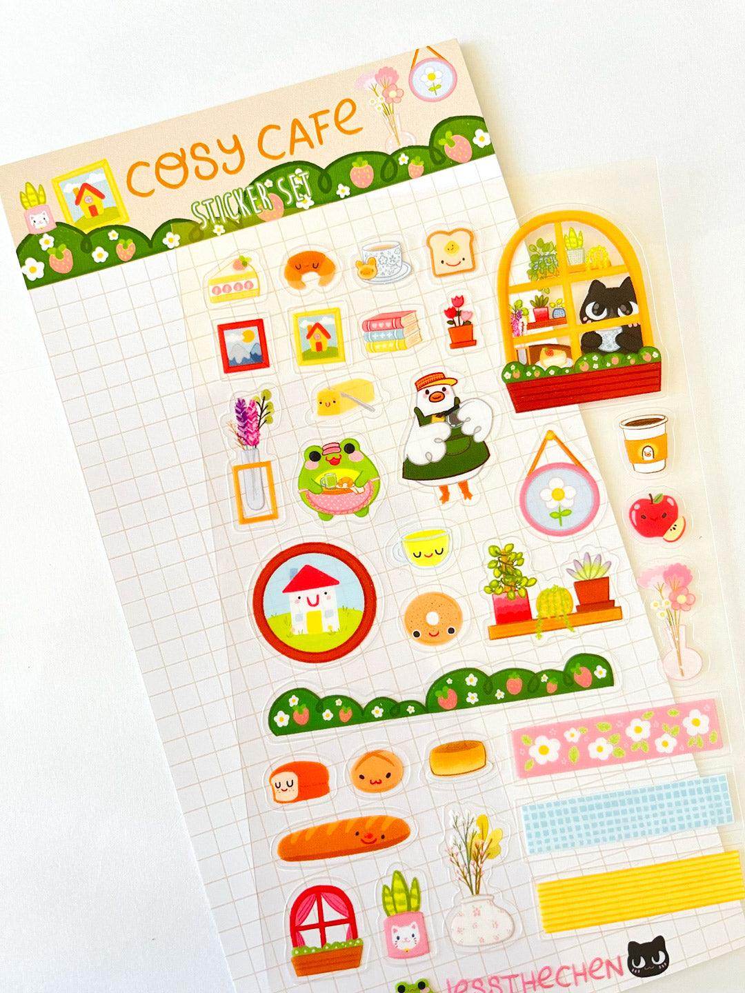 Planner & Calendar Stickers | Cosy Café - Jessthechen