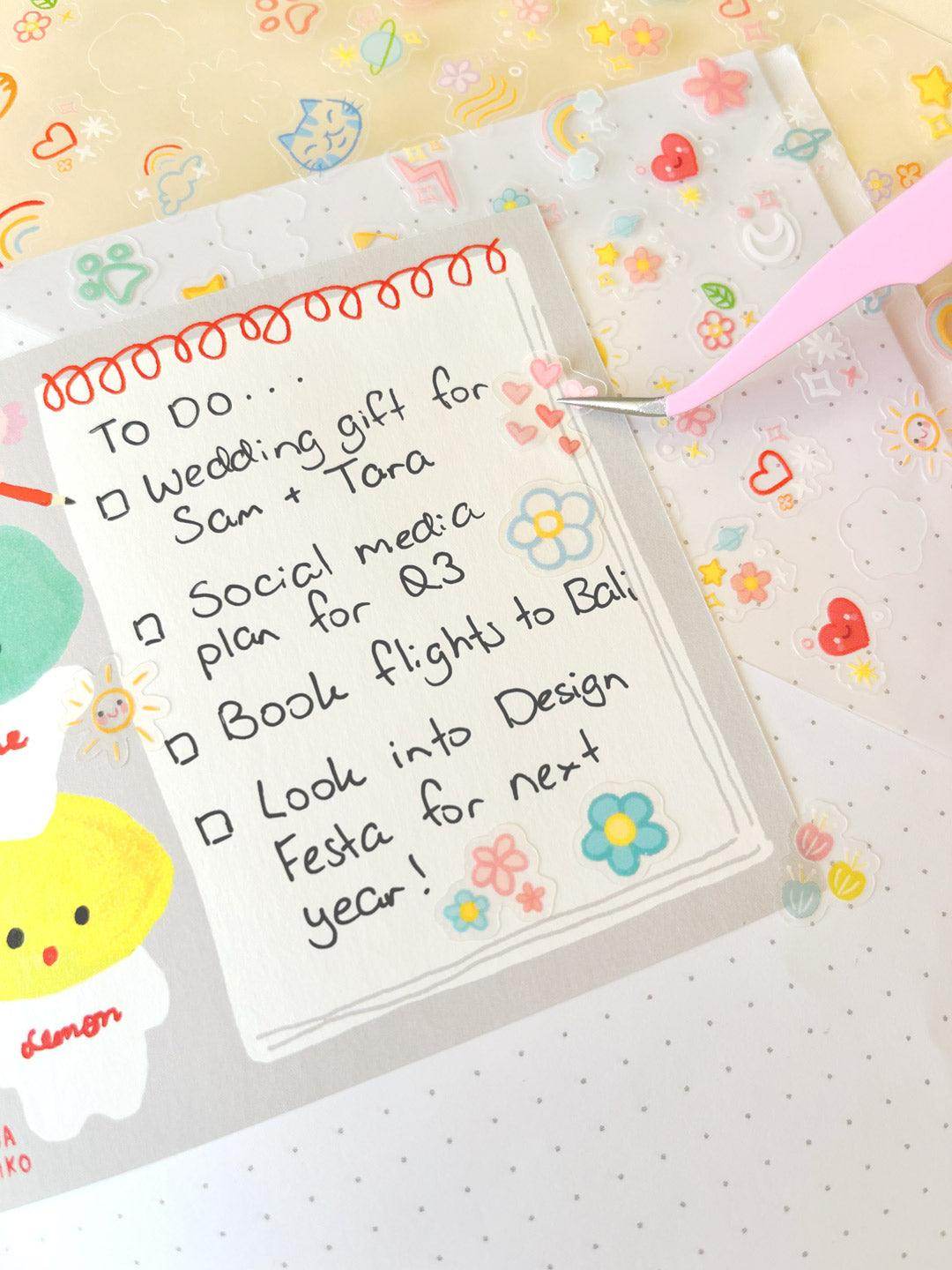 Planner & Calendar Stickers | Doodles - Jessthechen