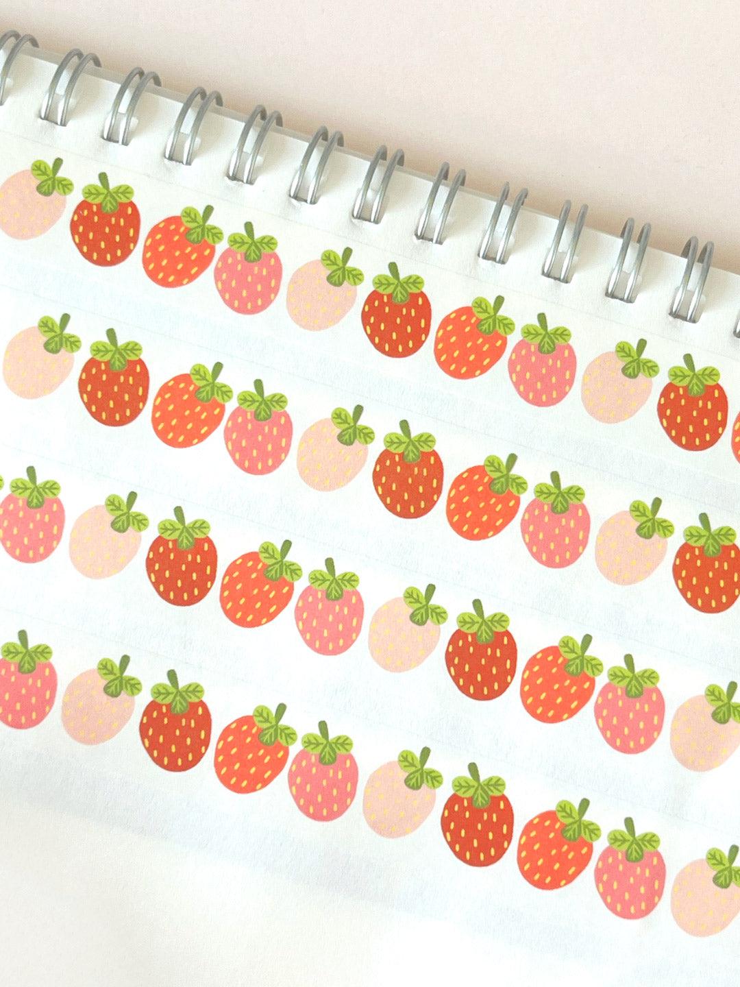 Washi Tape – Strawberries - Jessthechen