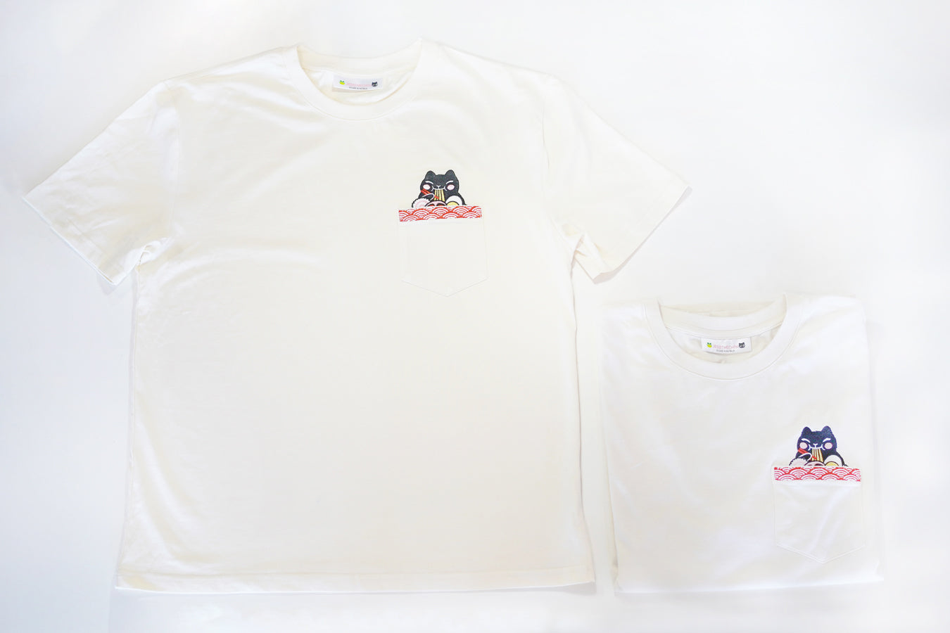 Cat3 embroidered tee shirts
