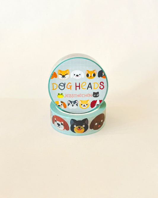 Dog heads washi tape