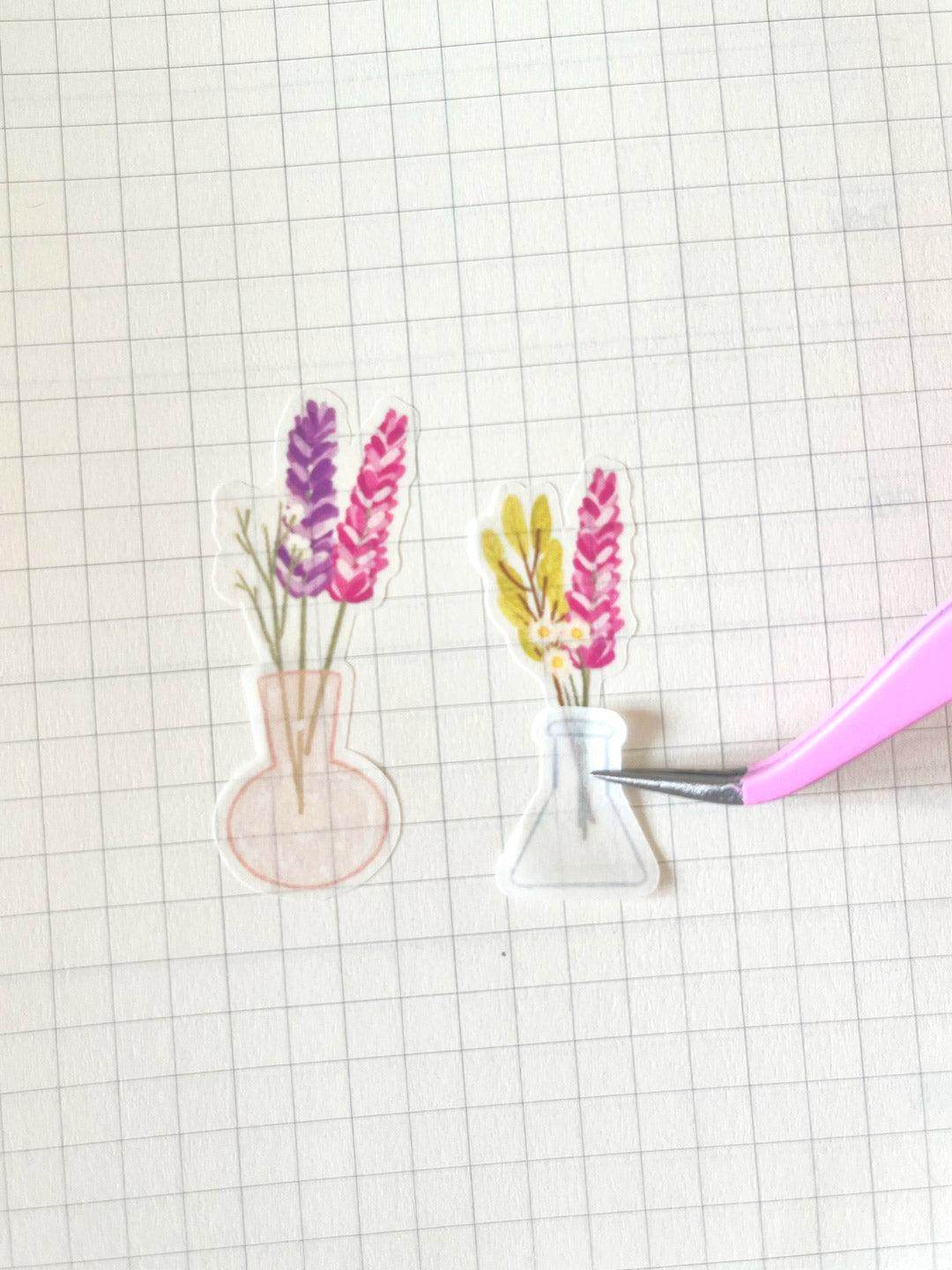 A6 Washi Stickers | Little Cut Stems - Jessthechen