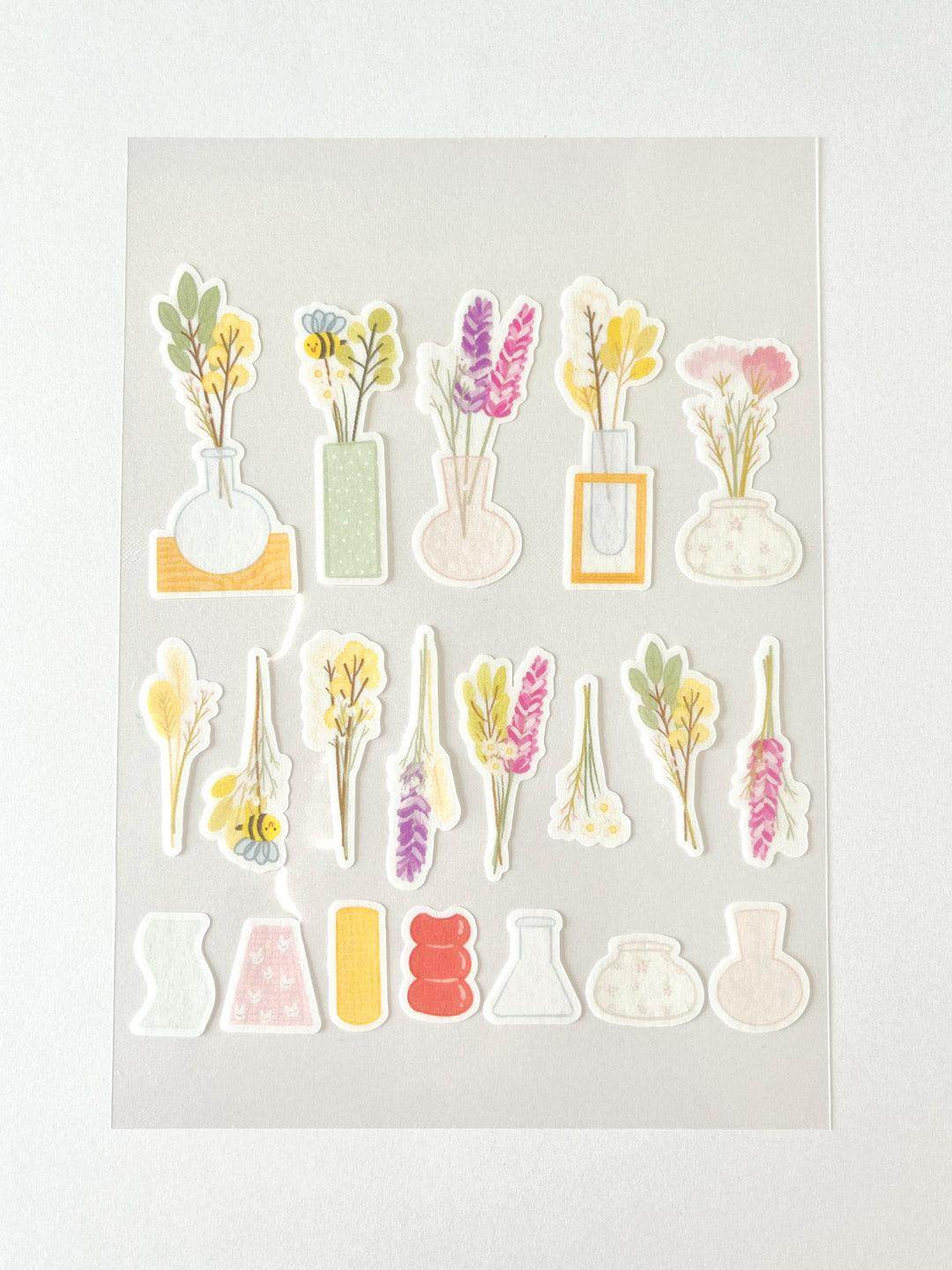 A6 Washi Stickers | Little Cut Stems - Jessthechen