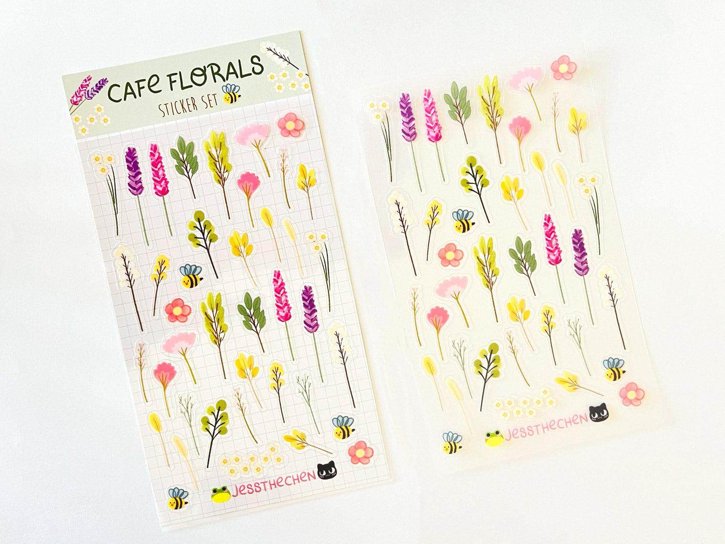 Planner & Calendar Stickers | Cafe Florals - Jessthechen