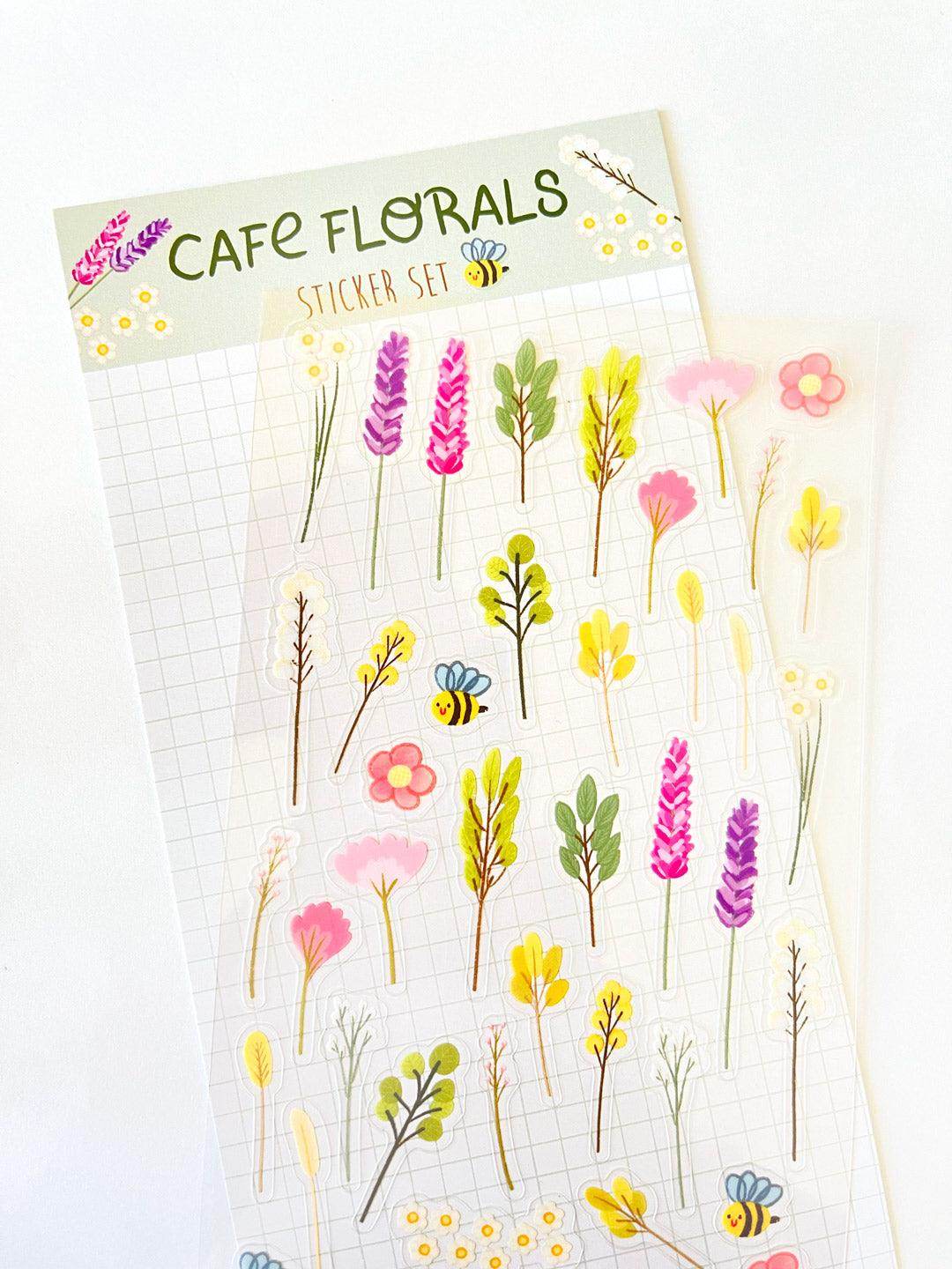 Planner & Calendar Stickers | Cafe Florals - Jessthechen
