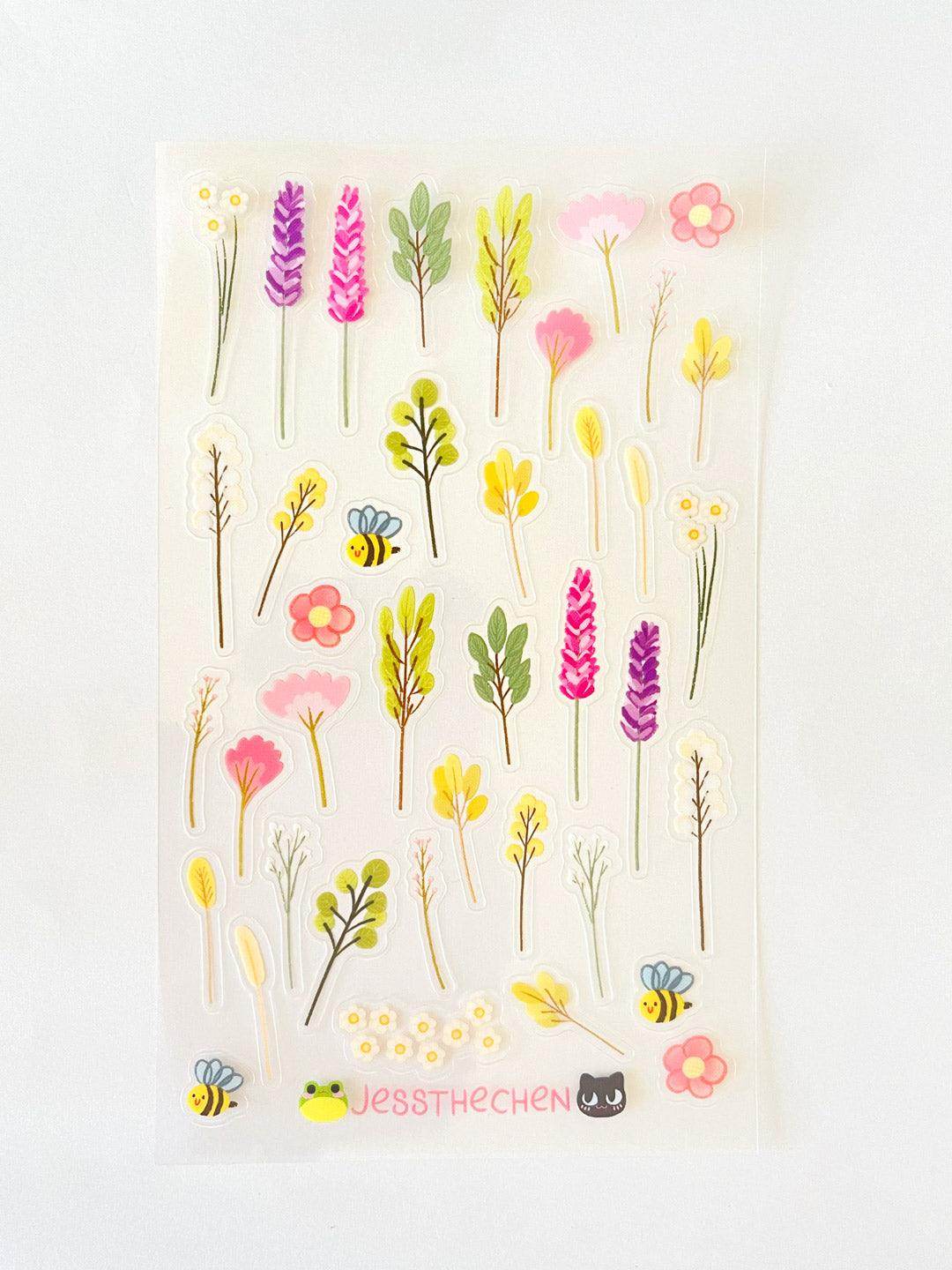 Planner & Calendar Stickers | Cafe Florals - Jessthechen
