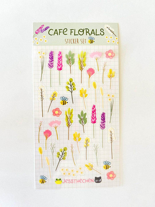 Planner & Calendar Stickers | Cafe Florals - Jessthechen