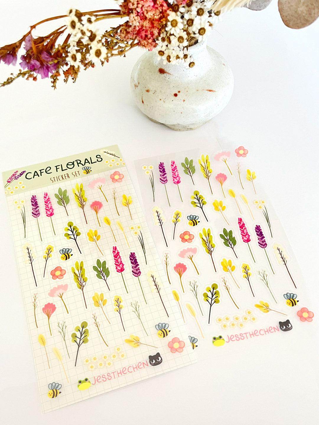 Planner & Calendar Stickers | Cafe Florals - Jessthechen