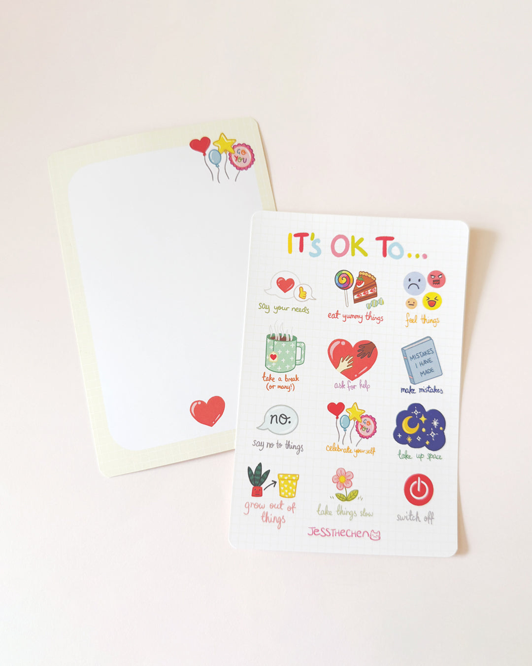 Double-Sided Postcard Print | It's OK