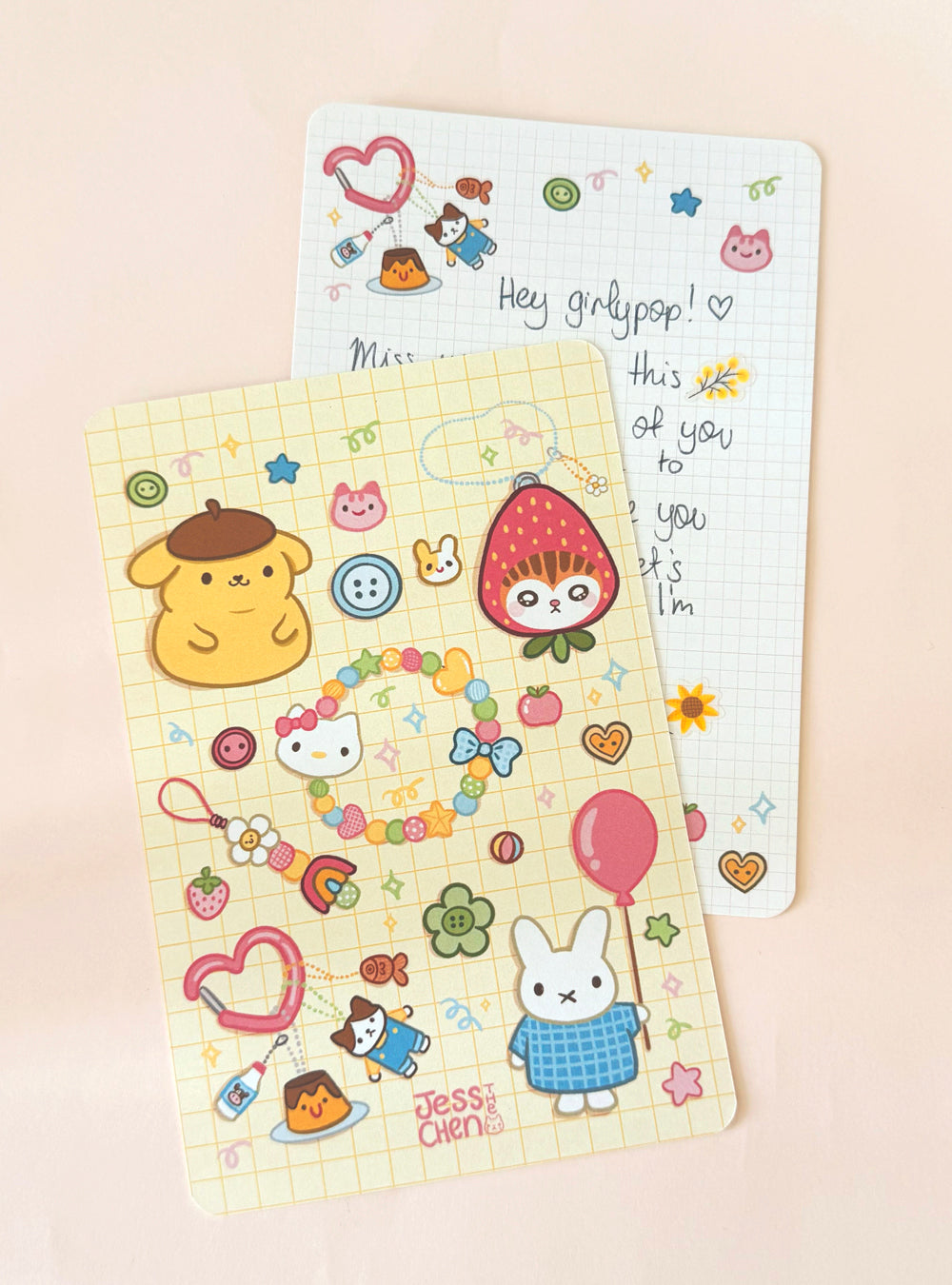 Double-Sided Postcard Print | Trinkets