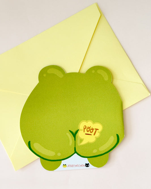 Jess The Chen Poot Frog Greeting Card