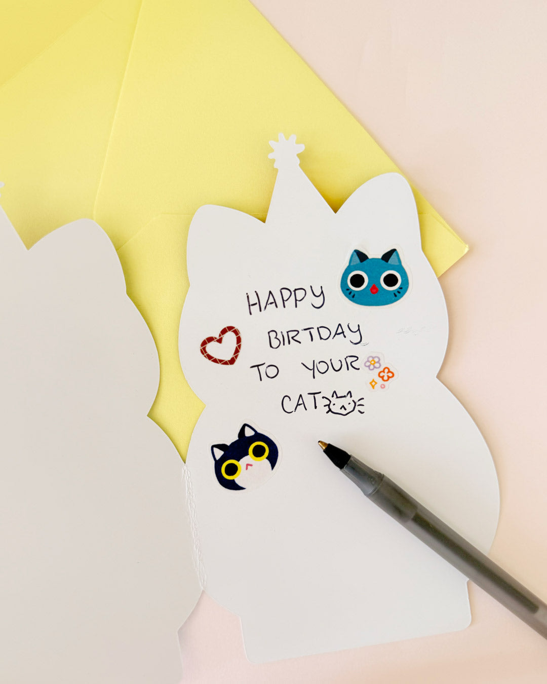 Pickles Birthday Cat Die-Cut Greeting Card