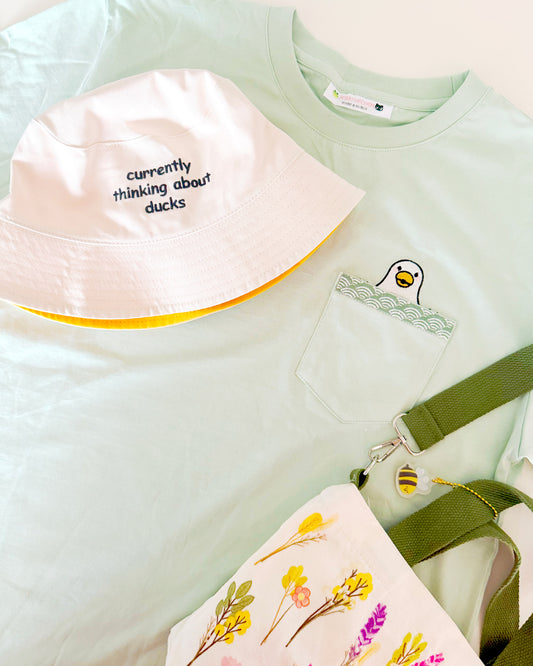 Jess The Chen duck outfit with hat and shirt