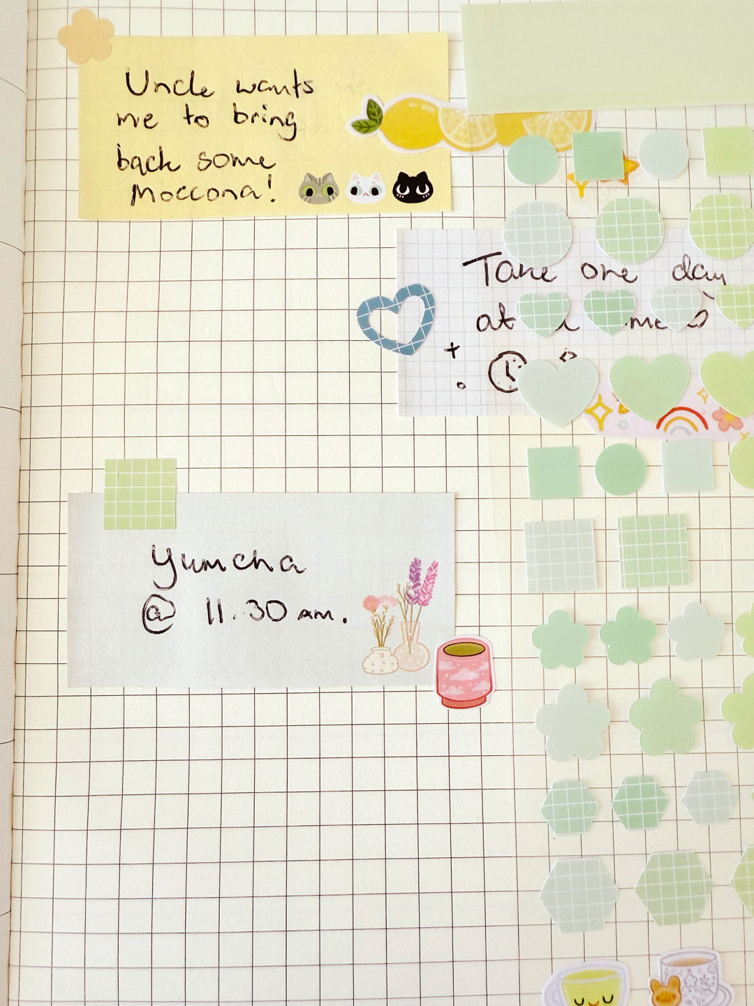 Planner Basic Stickers | Green