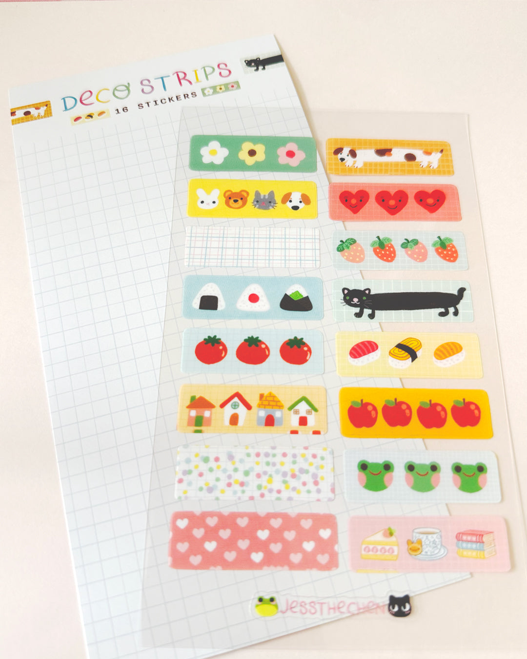 Jess The Chen deco strips stickers