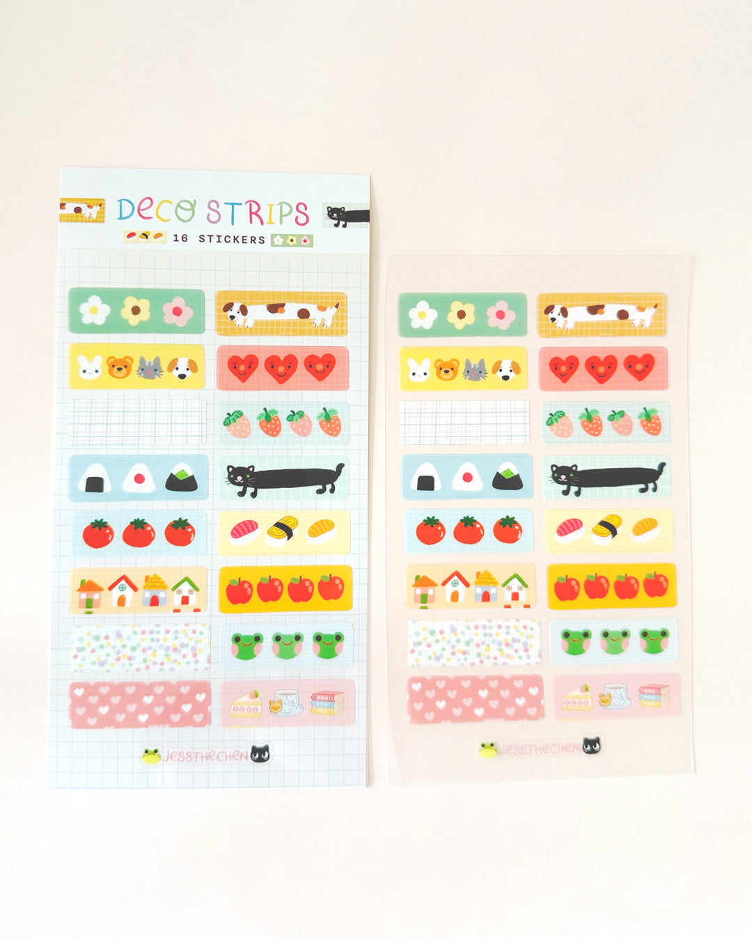 Deco strips stickers by Jess The Chen