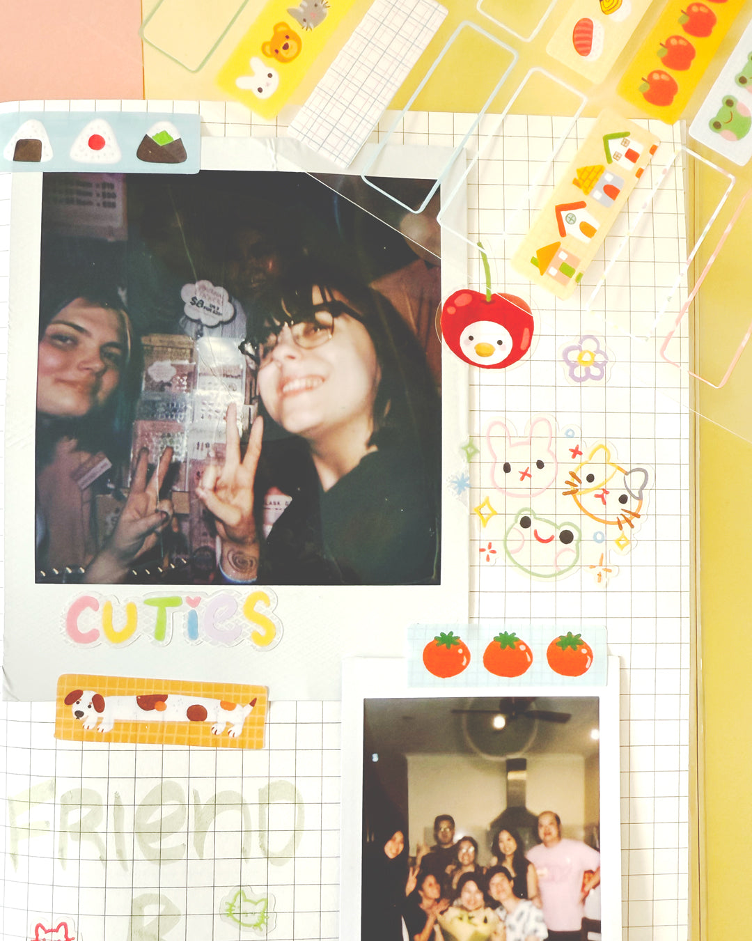 Jess The Chen stickers with photos and Cuties