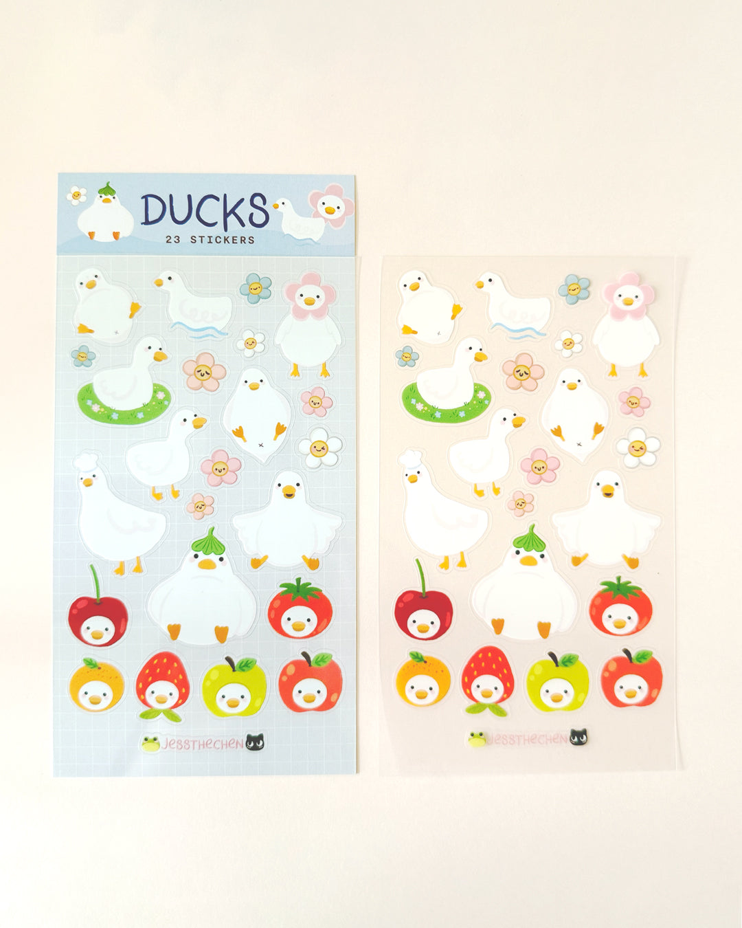 Duck stickers by Jess The Chen