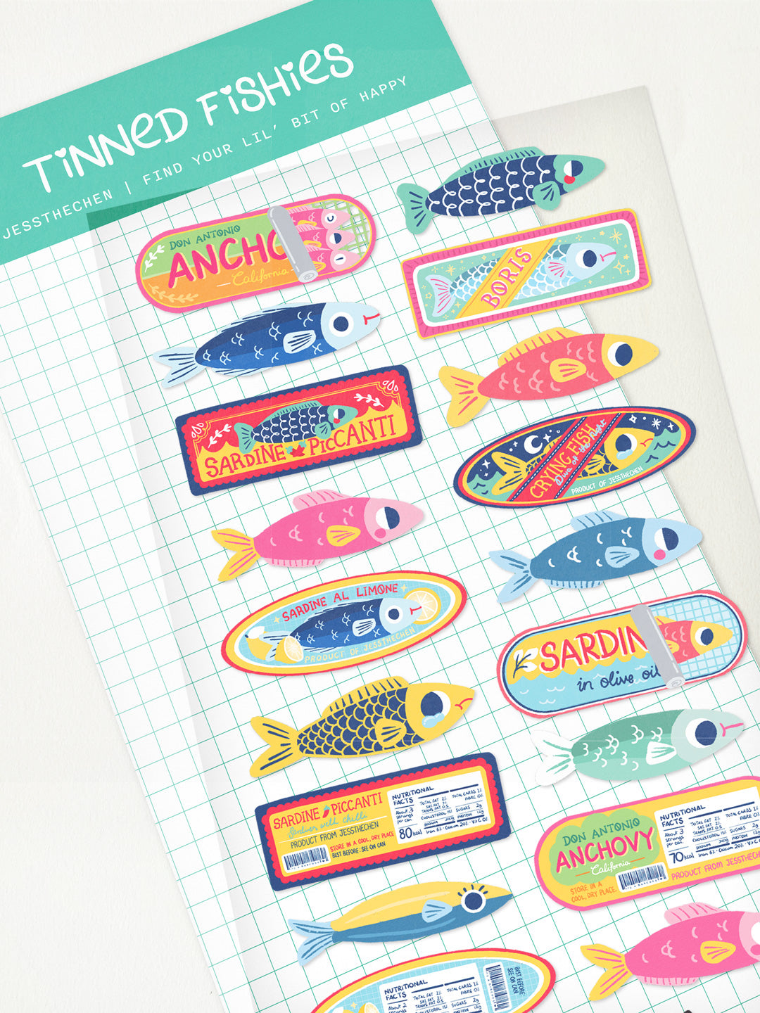 Planner & Calendar Stickers | Tinned Fish