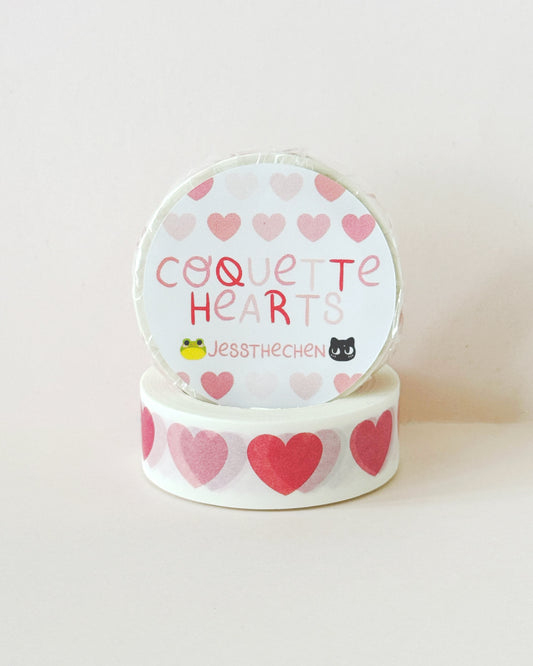 Jess The Chen coquette hearts washi tape