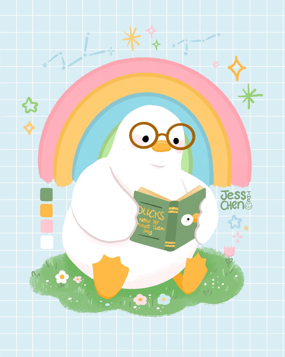 Jesstober Week 3: Glasses, Rainbow & Ducks 🌈🦆