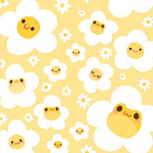 Digital Wallpaper – Happy Daisies - Jessthechen