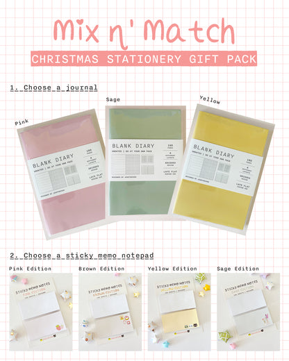 Christmas Bullet Journalling Starter Stationery Gift Pack