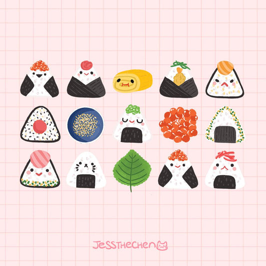 Digital Wallpaper – Onigiri - Jessthechen