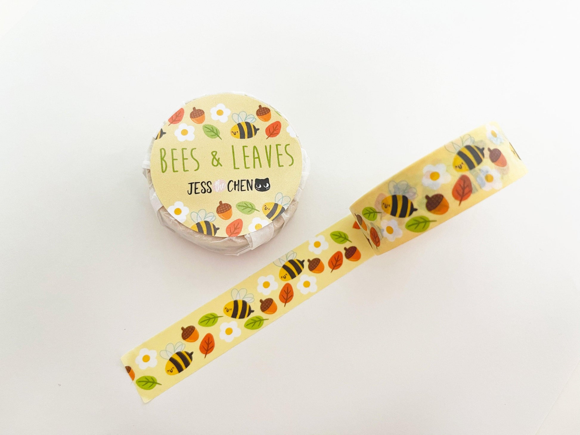 Washi Tape – Bees and Leaves - Jessthechen