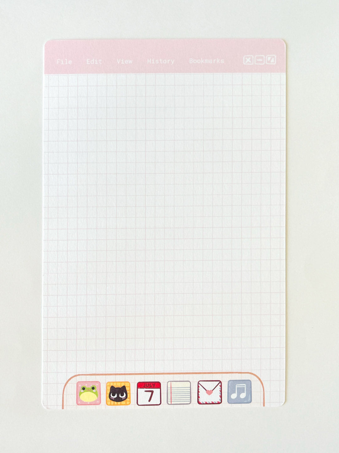 Pink Desktop Postcard Print - Jessthechen