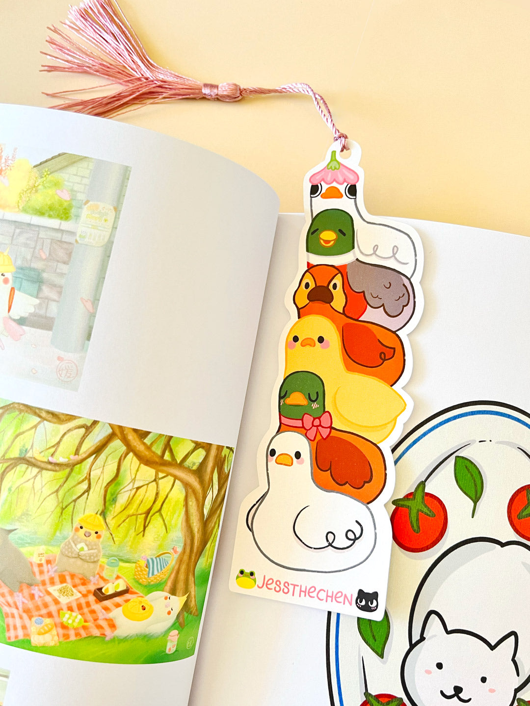 Duck Stack Bookmark - Jessthechen