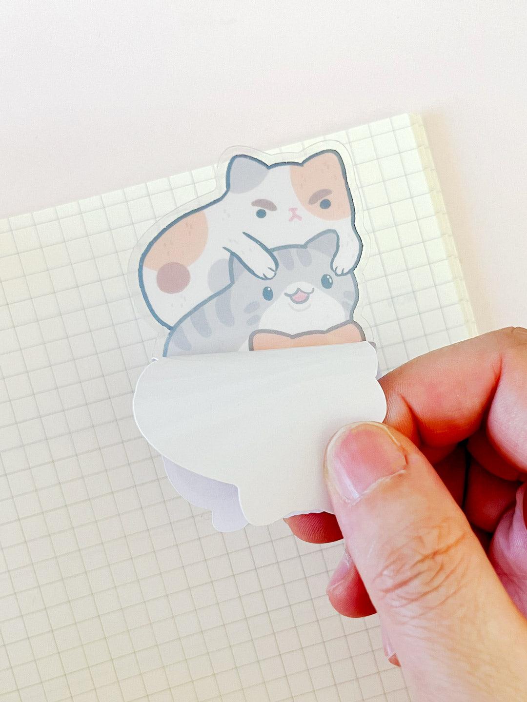 Vinyl Sticker – Cat Stack - Jessthechen