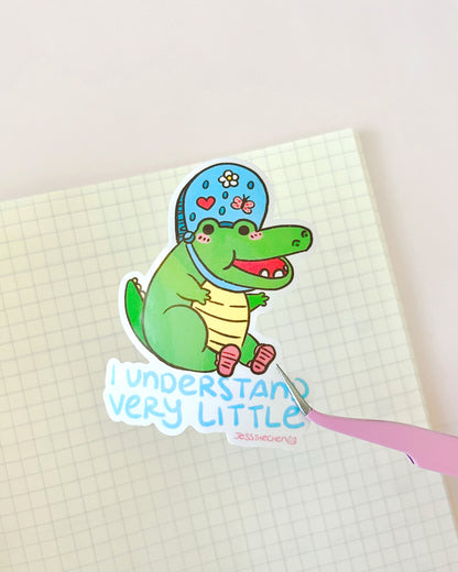 Vinyl Sticker – I Understand Very Little