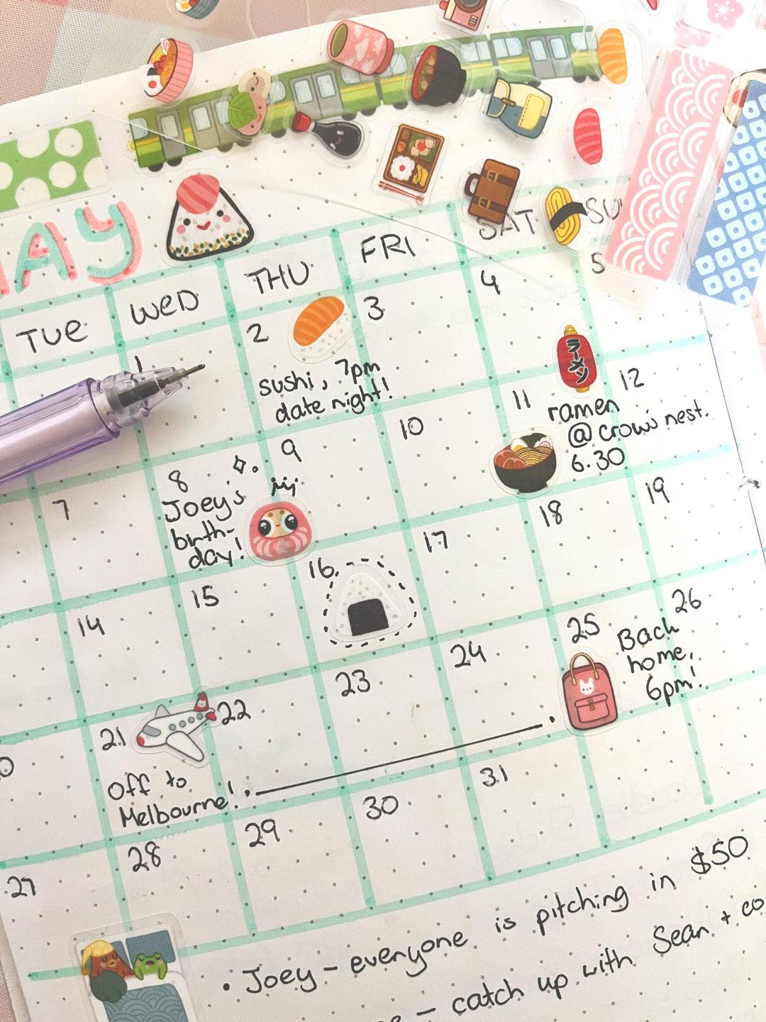 Planner & Calendar Stickers | Japan Travel - Jessthechen