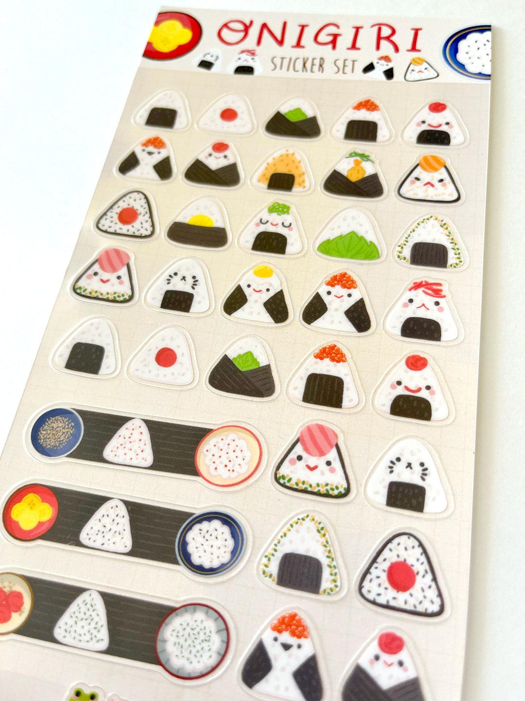 Mini Cute Onigiri Stickers - Jessthechen