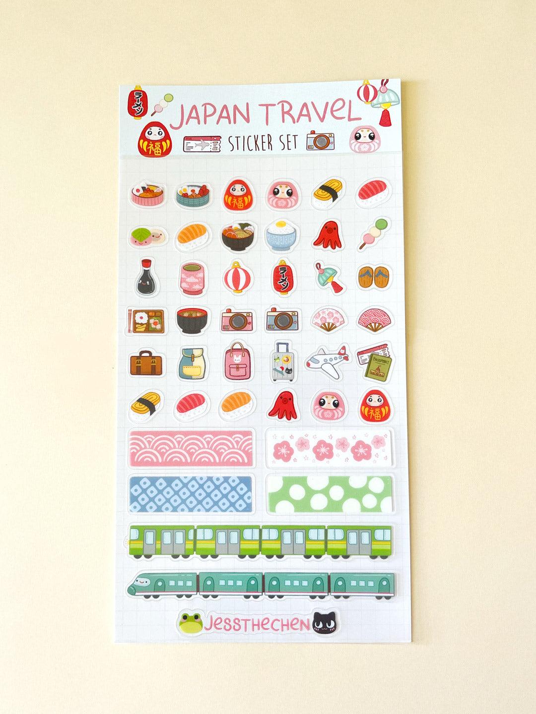 Japan Travel Sticker - Let's Go to Japan Collection - Jessthechen