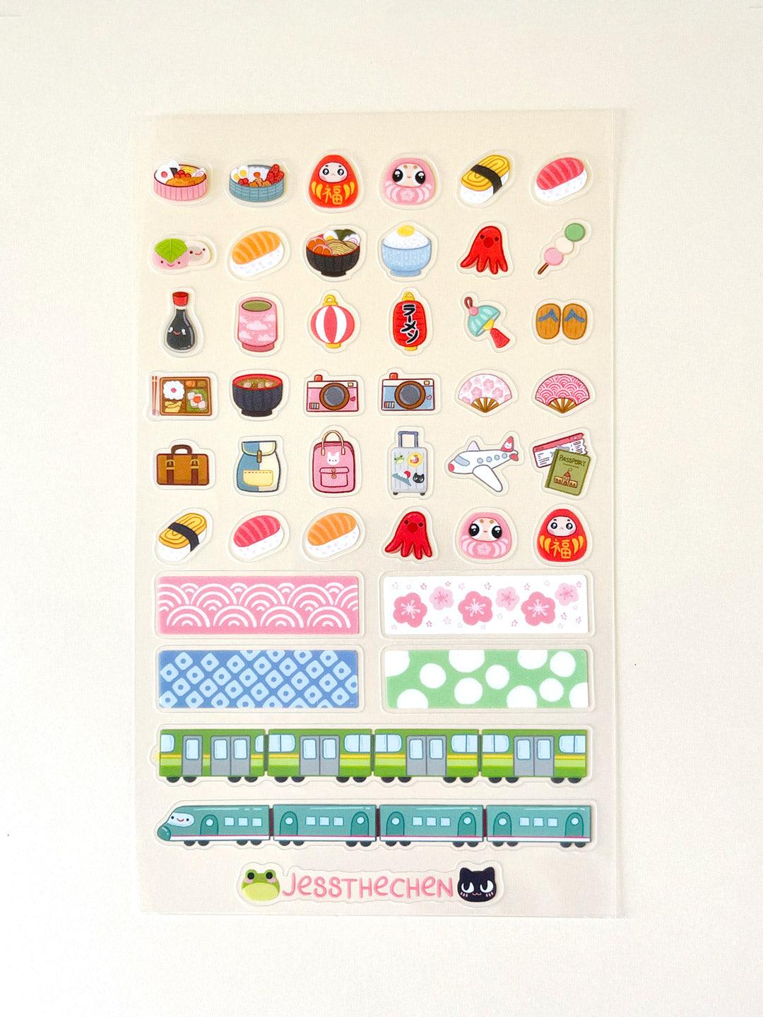 Planner & Calendar Stickers | Japan Travel - Jessthechen