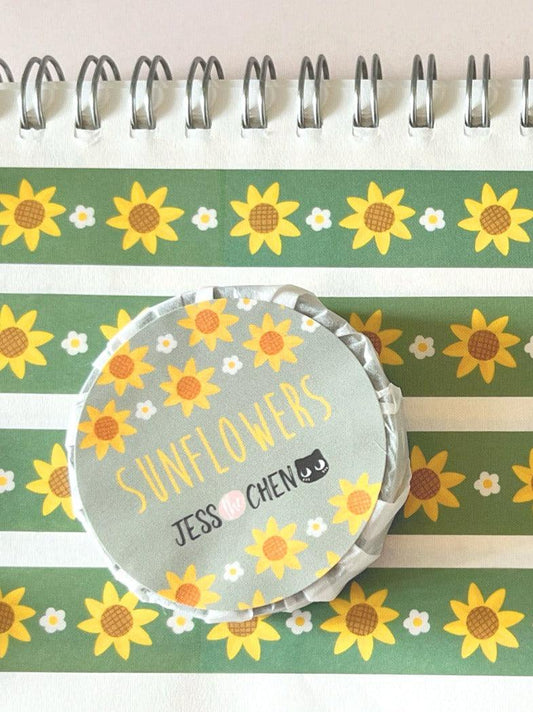 Washi Tape – Sunflowers - Jessthechen