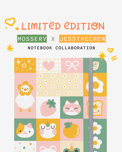 Jessthechen x Mossery Limited Edition Notebook – Dotted or Vertical Planner