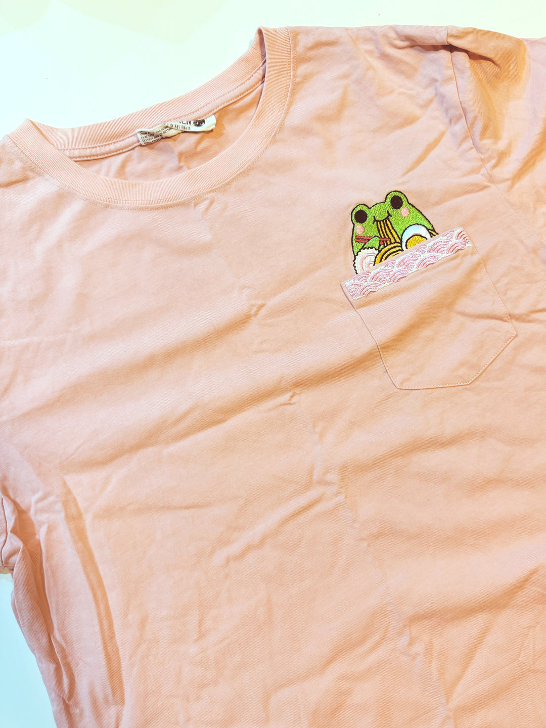[SAMPLE] JTC Frog Ramen Pocket Tee, Embroidery
