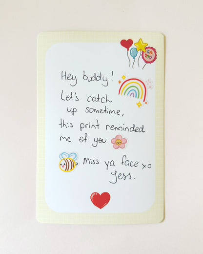 Double-Sided Postcard Print | It's OK